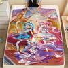 Pretty Cure All Characters pattern Flannel Blanket, High quality Comfortable for All Seasons, Home Decor, Warmth and Comfort, Perfect for Gifts.