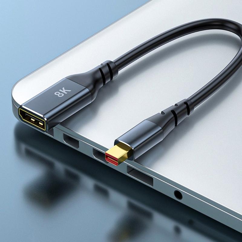 8K Mini to Cable Bi-Directional Mini to Cable 8K for Laptops Monitors