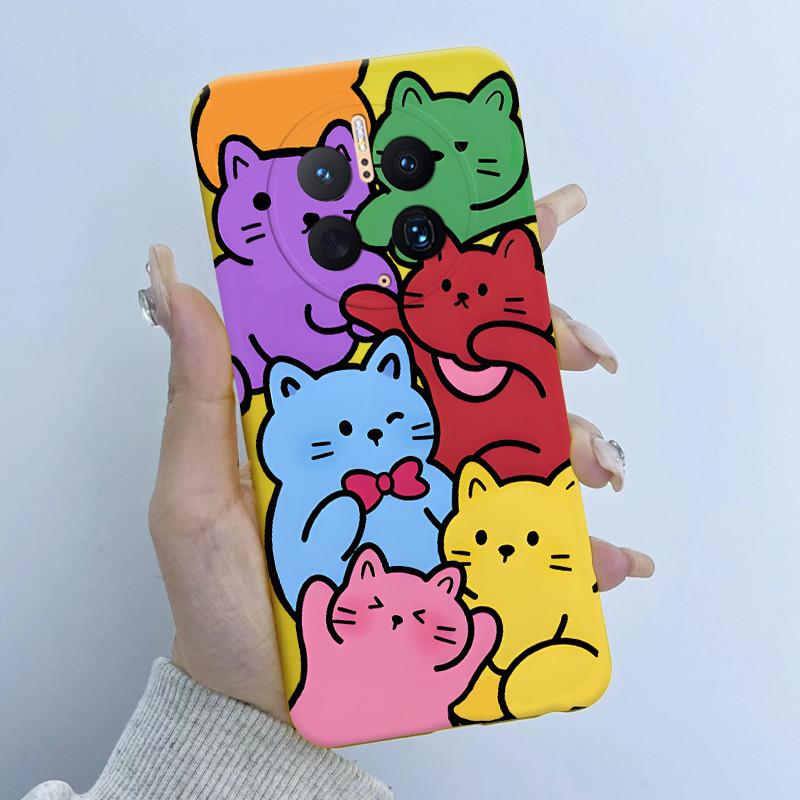 For Huawei Mate 50 Pro Phone Case DCO-AL00 DCO-LX9 Flower Girl 2025 Design Soft Silicone TPU Back Housing for Mate50 Pro Covers
