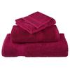 VidaXL Serviettes de toilette premium SOLUND 2 pièces Bordeaux 30 x 30 cm 600 g/m² 137203