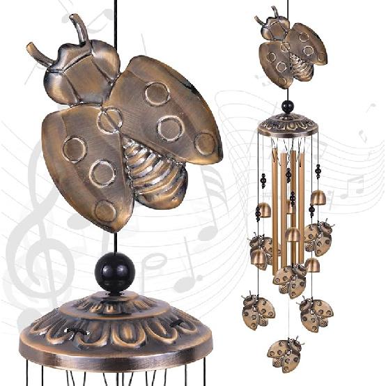 Hummingbird Wind Chimes for Garden, Gifts for Mom, Home, Balconies, Room, Patio, Indoor, Outdoor Hummingbird Decoration, Hummingbird Wind Catcher, Insect
