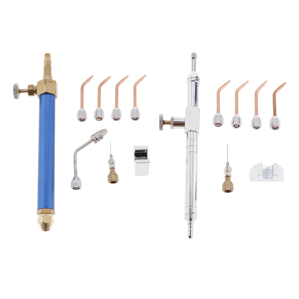Stainless Steel Jewelry Soldering Micro Welding Torch Kit Handheld Tool for Oxygen Acetylene Metal Crafts