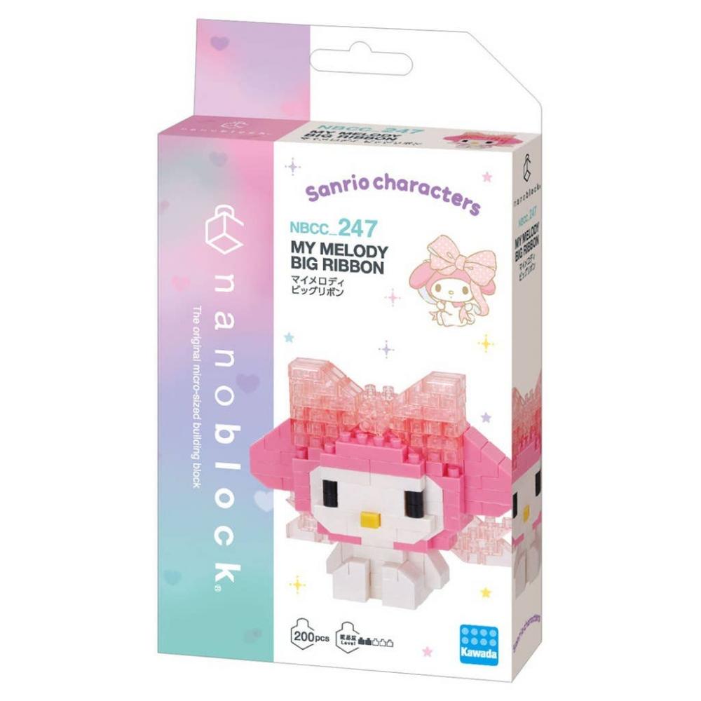 My Melody Nanoblock Nbcc 247 My Melody Big Ribbon