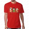 Cute Penguin Christmas Cartoon Graphic Printed Tshirt Xmas Animal Lover T Shirt Casual Fashion Loose Short Sleeve Unisex Tees