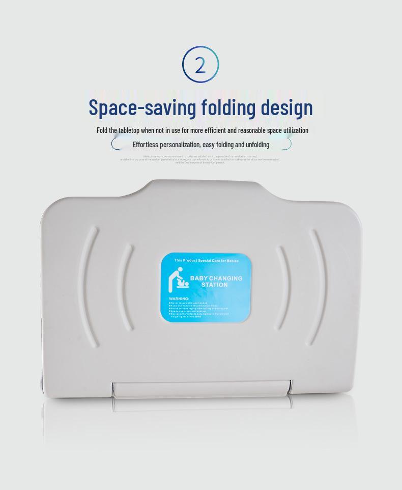 Multifunctional Baby Care & Changing Table with Third Restroom Access