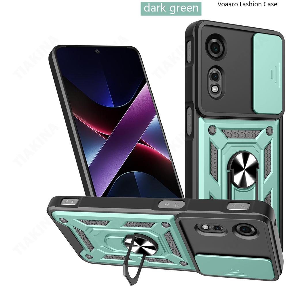 Skyv Kamera Linse Beskyttelse Funda for ZTE Nubia Neo 2 5G Deksel for ZTE Nubia Neo 2 5G Deksel Magnetisk Ring Støtteholder Deksel