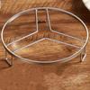 New Stainless Steel Steamer Rack Non-Slip Stackable Pot Rack Thickened Pot Mat Kitchen Cookware Stove Storage Rack
