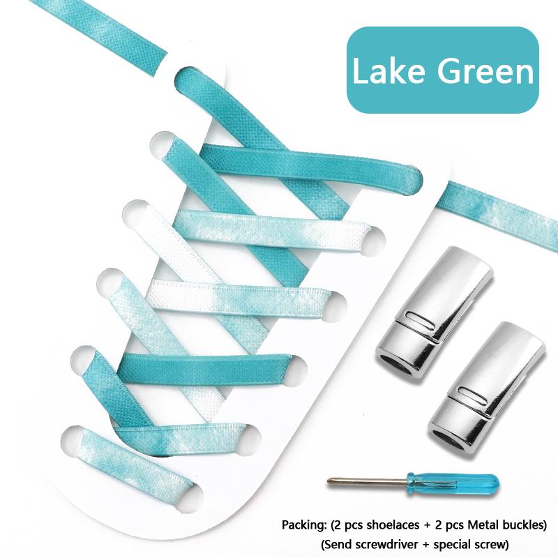 Magnetic Lock Shoe Laces Rainbow Elastic Laces Sneakers No Tie Shoelaces Without Ties Shoelace for Shoes Adults Kids Shoestrings