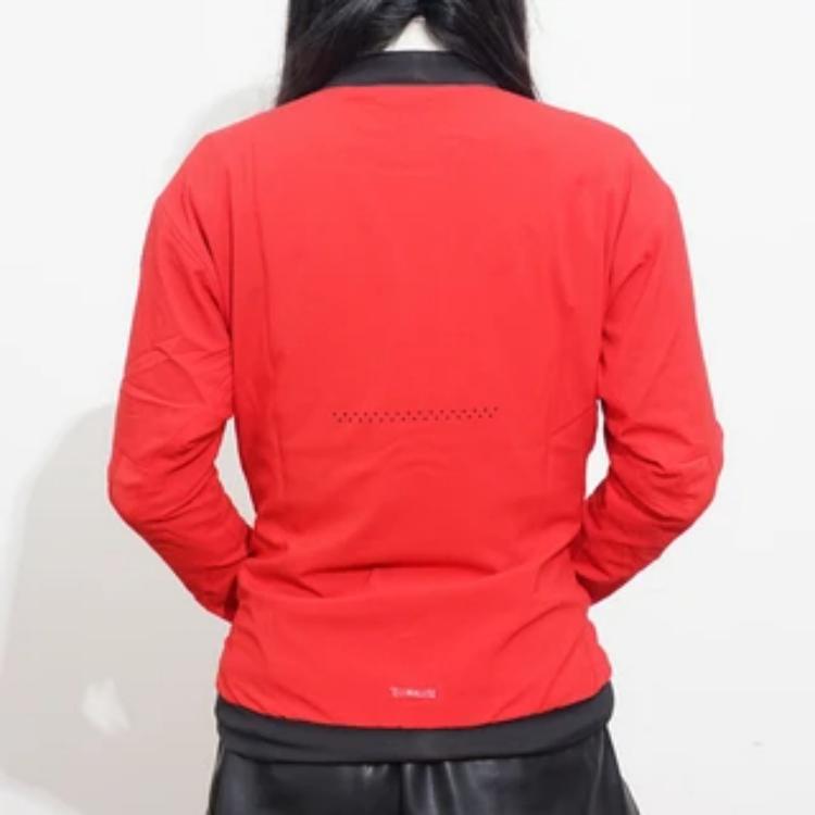 Adidas Barricade Solid Color Sports Tennis Jacket Women Jackets Crimson CW1136
