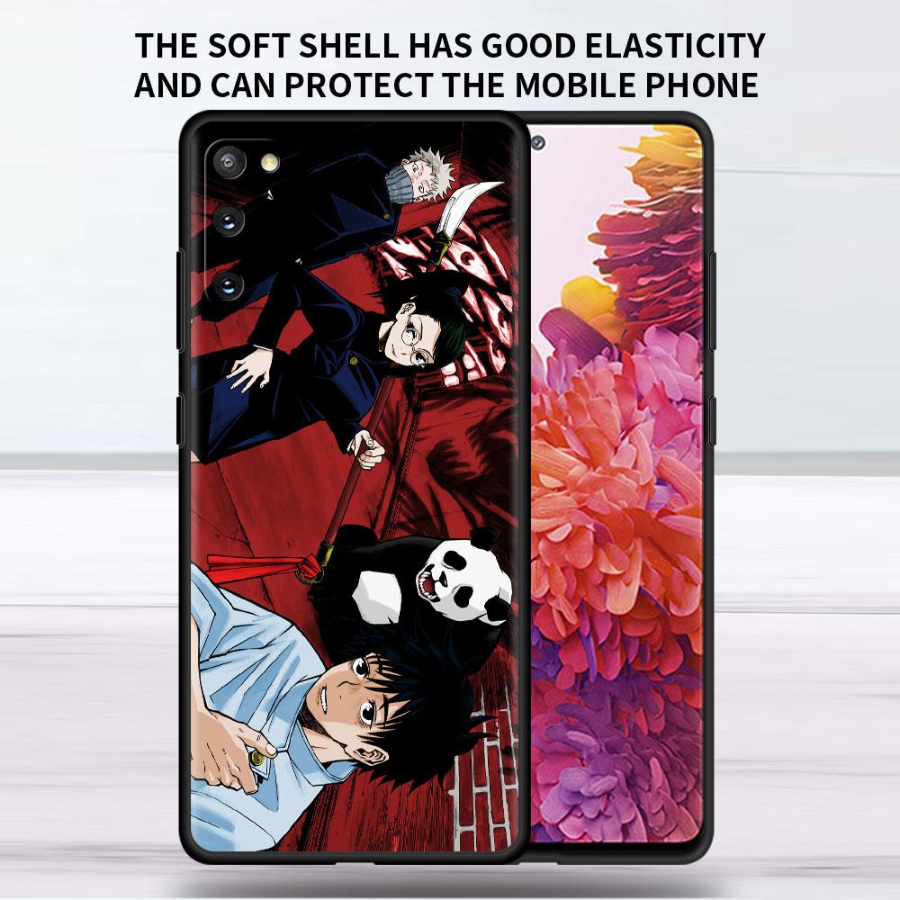 Soft Case For Samsung Galaxy Note 20 Ultra 10 Plus Lite A50 A70 A20 A40 A20e 9 8 A60 A10e Funda Phone Cover Jujutsu Kaisen Anime
