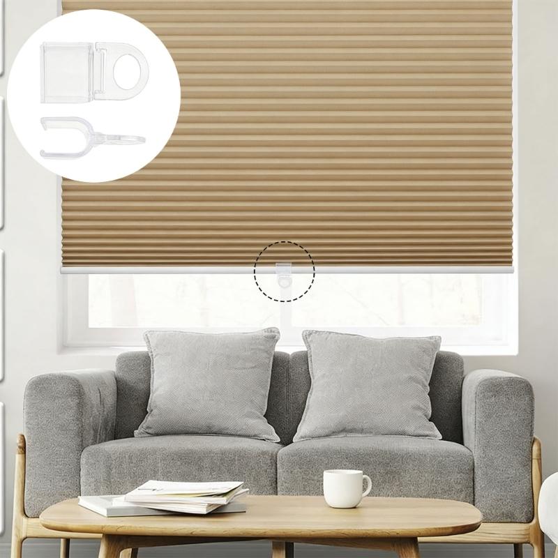 Clear Roller Shade Pull Down Clip Roller Shade Handle Blind Grip Plastic Hem Grip Hardware Rolling Curtain Accessories
