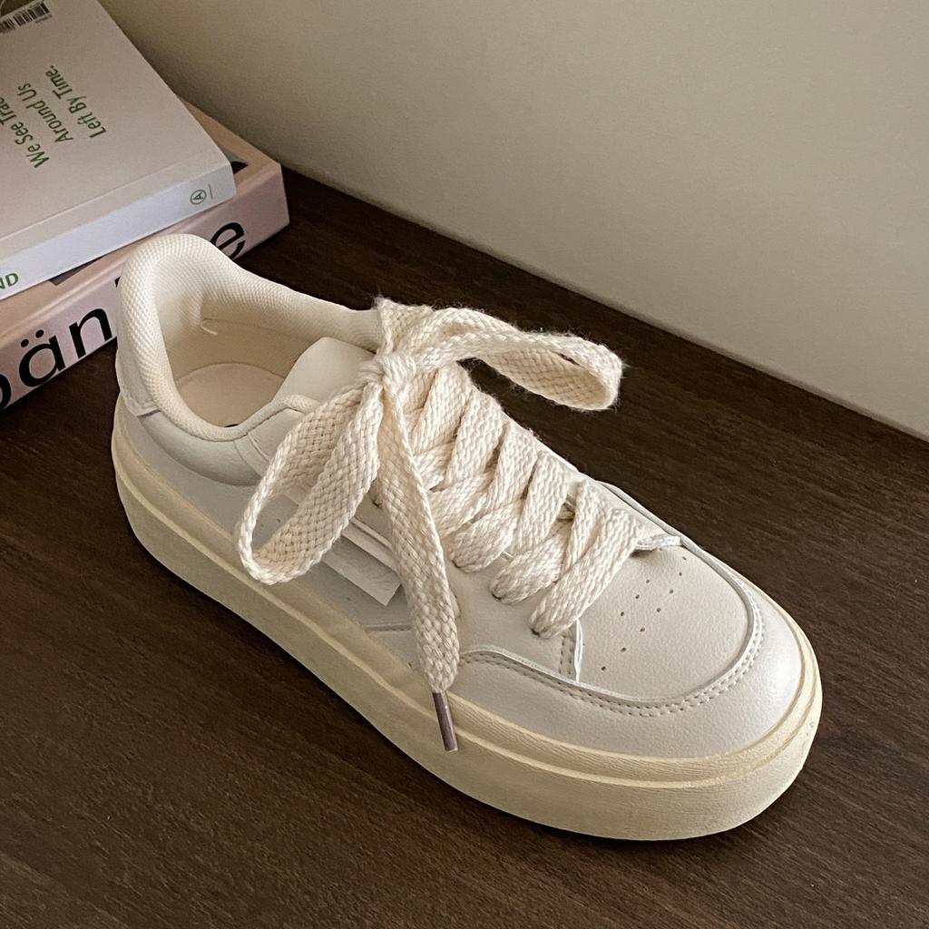 Leather Womens Sneakers Shoes for Women Platform  Casual Female Vulcanized Shoes Casual Ladies Flats Shoes Woman Sports