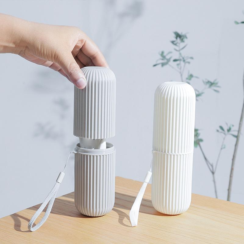 Travel Mouthwash Cup, Toothbrush And Toothpaste Storage Box, Travel Portable Toothbrushing Cup, Travel Toiletry Set