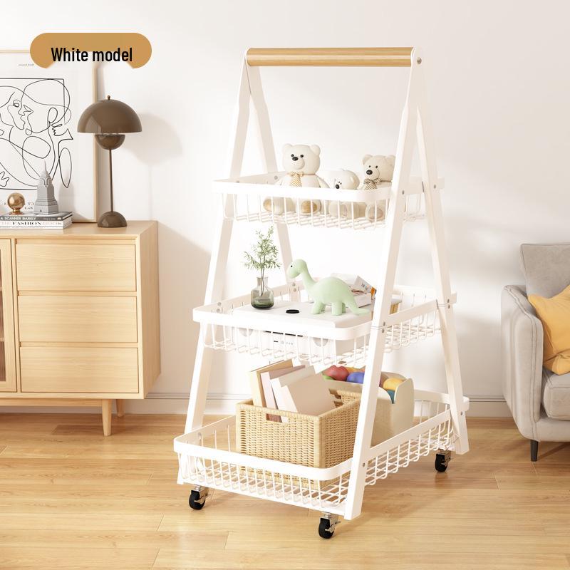 Punch-Free Multilayer Kitchen Living Room Storage Trolley Single piece 6100₽
