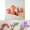 High-quality Plush Marine Animal Hand Puppets Ideal For Parent-child Bonding And Interactive Games Great Kids' Gift Characters)
