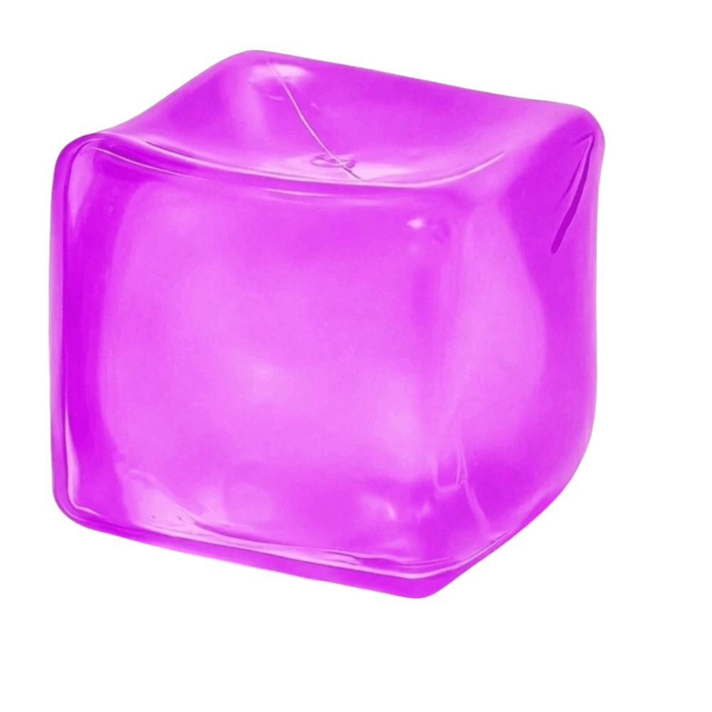 Non-Toxic Ice Cube Fidget Toy Soft Resilient Ice Cube Sensory Toy Cool Squeeze Cube Toy  Kids