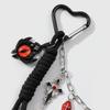 Bag Charm Handbag Chain Decoration for Women Gothic Punk Devil Eye Butterfly Tassels Pendant Accessories for Purse Chain
