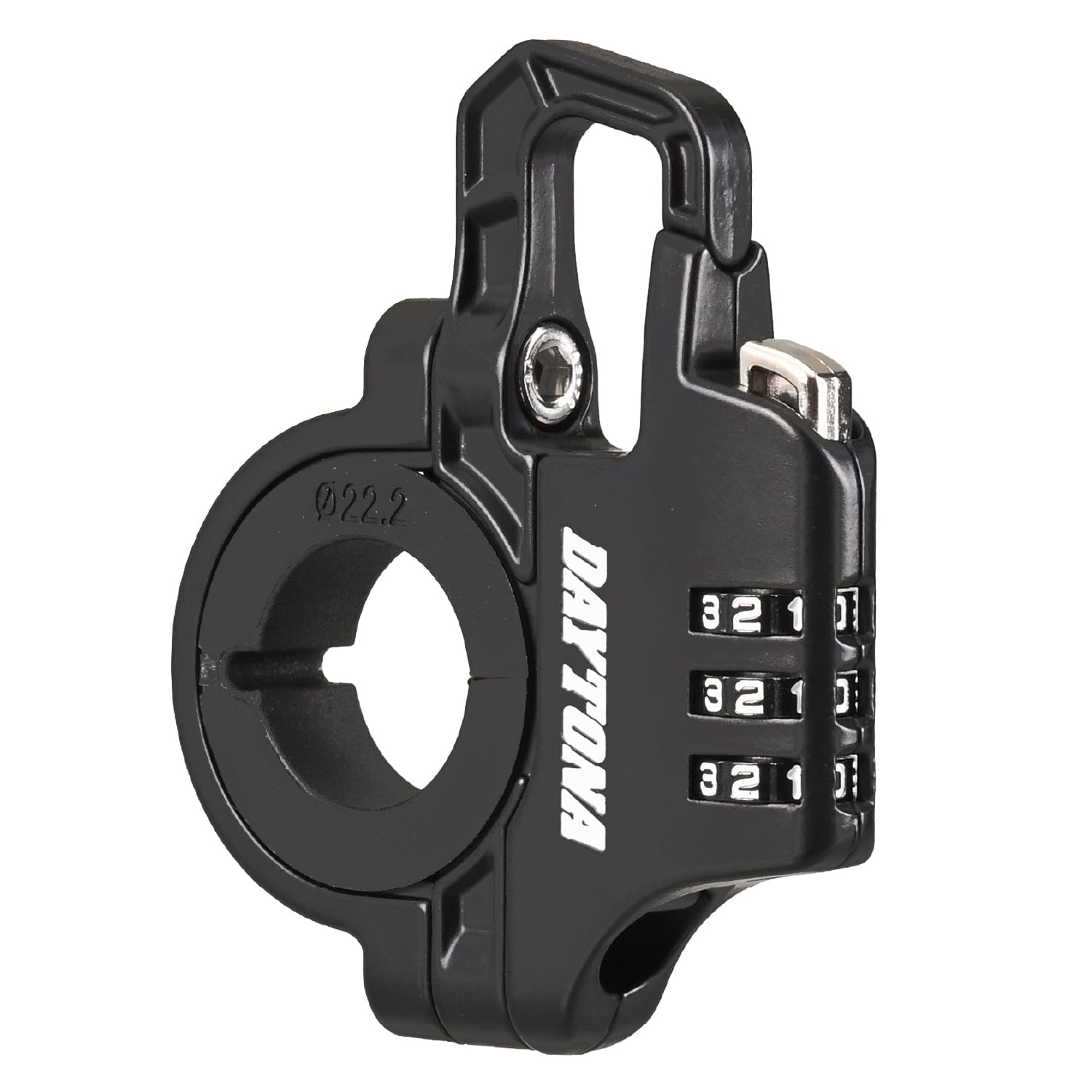 

Daytona Motorcycle Helmet 13mm Mounting Slender Helmet Dial 42183 Lock, Width, Lock, Type, Black,