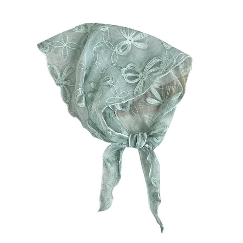 

Balletcore Crochet Lace Scarf For Women Stylish Foldable Summer Neckwear With Delicate Cutout Design