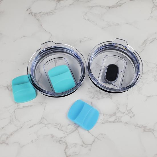 Cup Lid Straw Magnetic Slider Hole Good Sealing Heat-Resistant Anti-Drop Smooth Opening 20/30oz