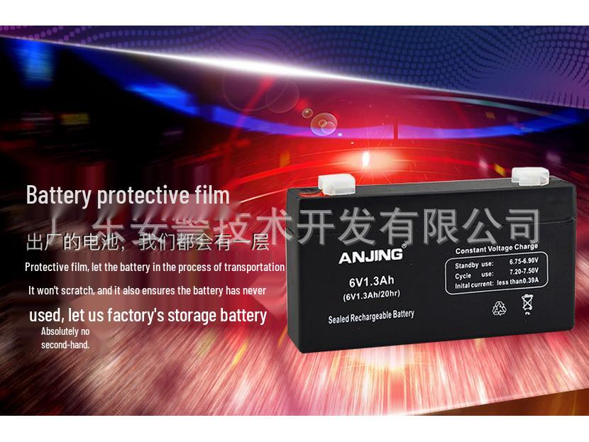 6V 1.3AH Children's Toy Car Maintenance-Free Lead-Acid Battery