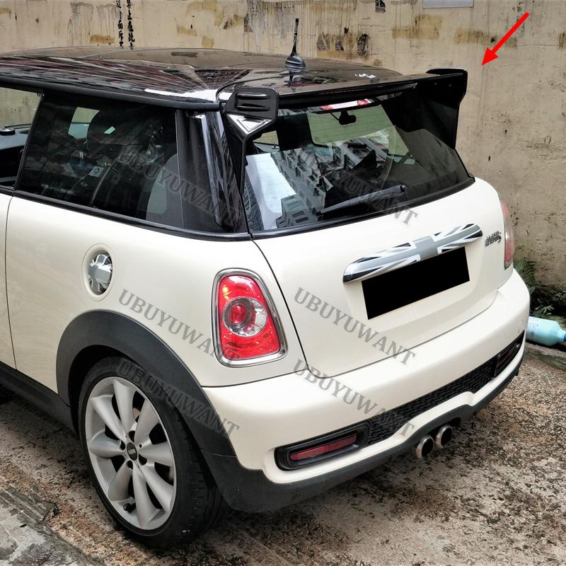 For BMW Mini Cooper 06-13 R50 R53 R56 Carbon Fiber Rear Spoiler Tail Trunk Boot Wing Cover Car Accessories