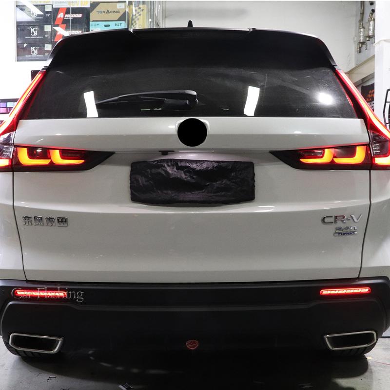 Car LED Rear Fog Lamp For Honda CR-V CRV  2024 2025 Car Bumper Brake Light Reflector turn Signal Indicators