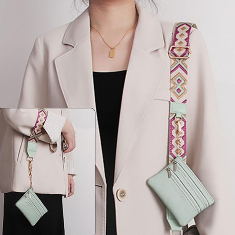 Adjustable Phone Strap Multifunctional Phone Strap Clip and Go Strap Phone Strap with Zippered Pouch Easy to Use