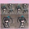 Adorable Black Rock Shooter Chibi Nendoroid 2155 Alicia Action Figure Model Pvc 10cm