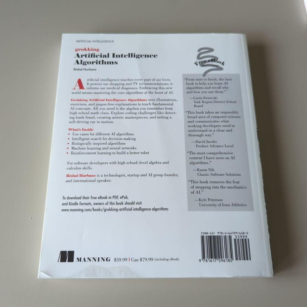 [USED] Artificial Intelligence Algorithms