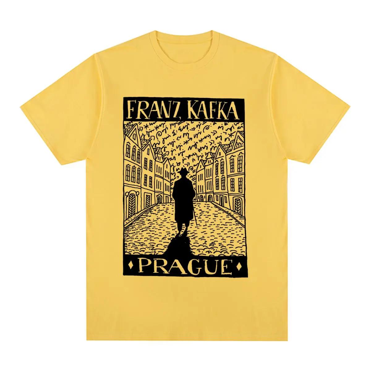 GUOYAN TOP Franz Kafka Vintage T-shirt Katoen Metamorfose Literatuur Boeken Schrijven Schrijvers Lezen Heren T-shirt Nieuw T-shirt T-shirt Dames Tops 3XL
