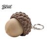 Interactive Keychain for Calm Acorn Fidget Clicker Keychain 3D Printed Clickable Sensory Handheld Focus Tool Office Toy Stress Relief Desk