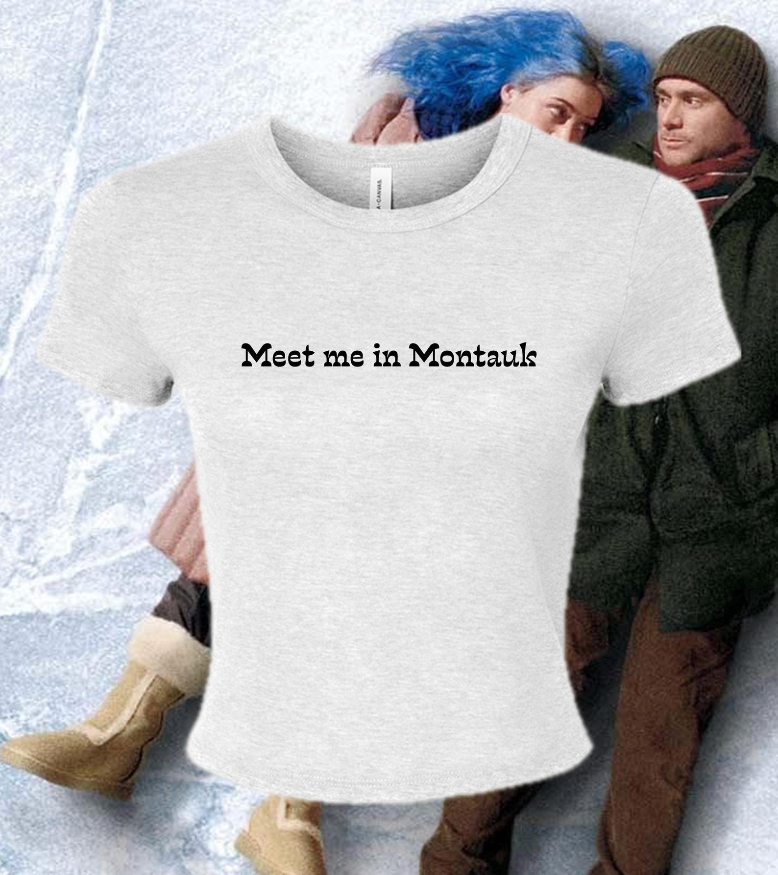 Eternal Sunshine Baby Tee | Meet Me in Montauk Cropped Shirt S