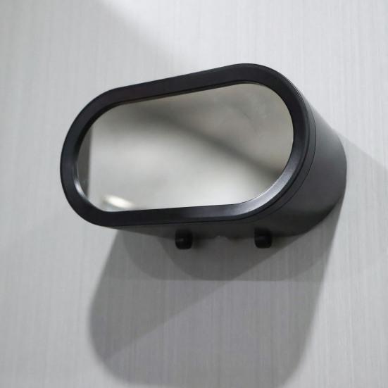 Väggmonterad nyckelhållare för bilnycklar med LED-ljus, 2 krokar, nyckelorganisatör för entré eller garage