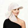 Sun Protection Turban Hat Curved Brim Sunshade Hat Casual Fabric Headscarf  Outdoor