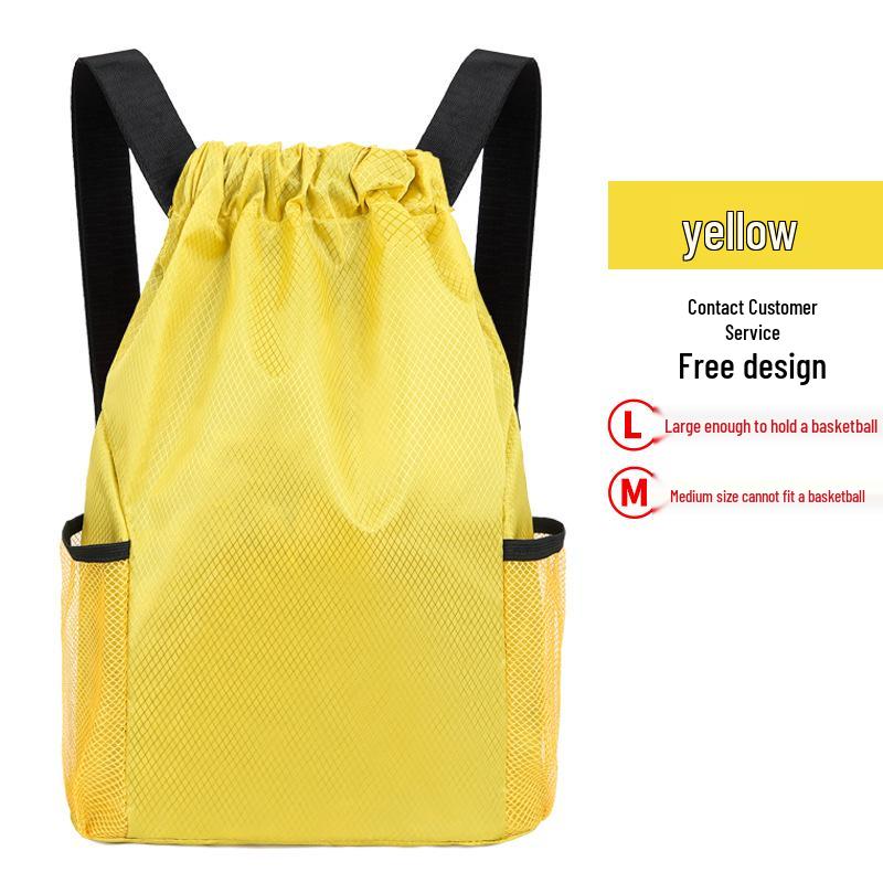 Portable Fitness Drawstring Backpack for Sports, Training, and Events