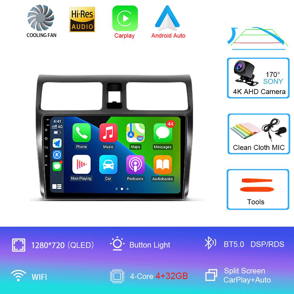 

Android 14 для Suzuki Swift 3 2003 - 2010 Автомобильный радиоприемник Мультимедиа Видеоплеер Навигация стерео GPS Нет 2din 2 din dvd