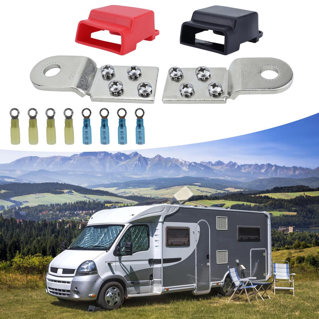 Wohnmobil-Modifikationszubehör 2340 Batteriepol-Halterung Ersatzteile 32V 100A Verzinnte Kupfer-Sammelschienen für Wohnmobile, Marine