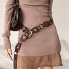 Mirad Retro Rivet Women's Belt Versatile Ethnic Dress Pants Belt Millennium Spicy Girl Design Belt