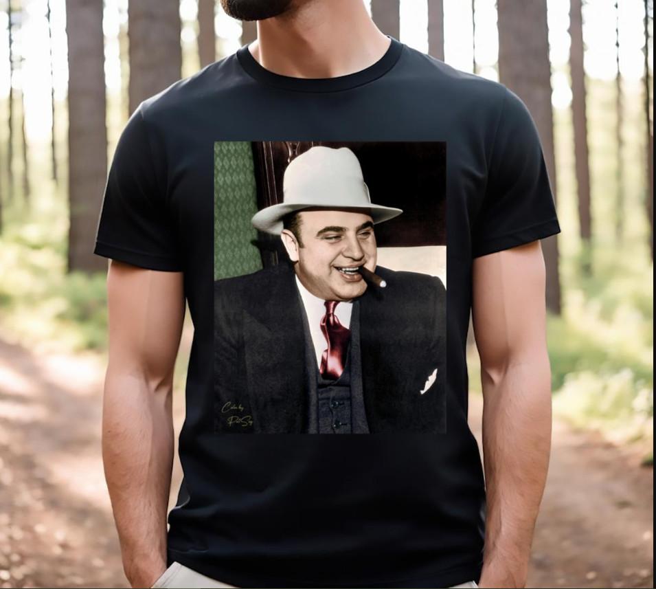 AL CAPONE CLASSIC PORTRAIT T-shirt size S-5XL Unisex T-Shirt S