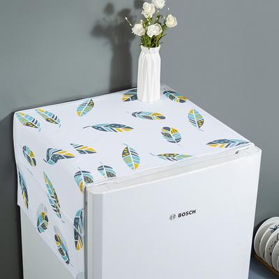 PEVA Refrigerator Dustproof Cloth Home Decorative Cartoon Print Household Appliance Dust Cover Microwave Oven Cover Towel
