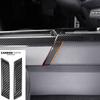 For KIA SELTOS SP3 Carbon Fiber Interior Trim Window Button/Door Bowl /Front Water Cup Holder/Steering Wheel Decoration