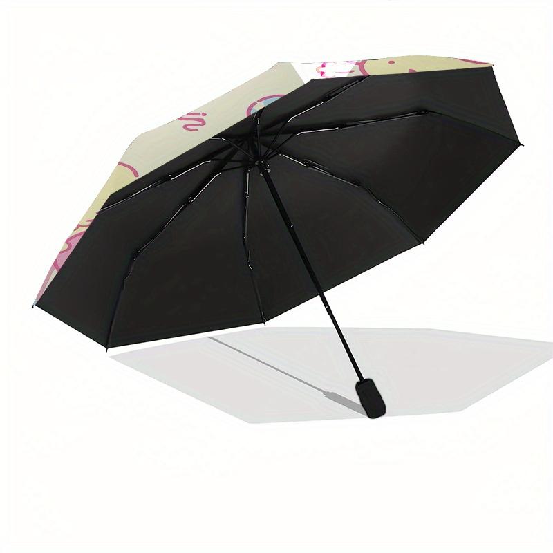 Pompompurin,Candy Automatic Umbrella-Foldable, Durable 8-Bone Design, Compact and Stylish, Great for Camping, Halloween, Christmas, Mother's
