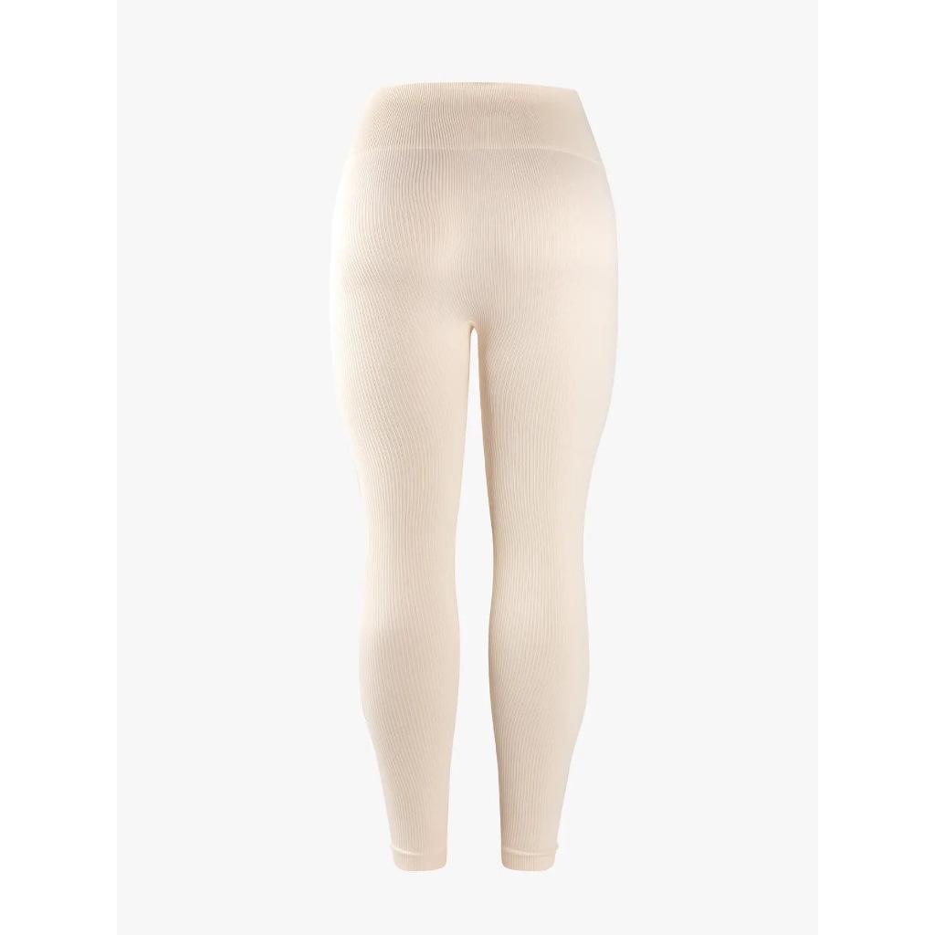 

Seamless High-Waisted Yoga and Running Leggings Large вершковий