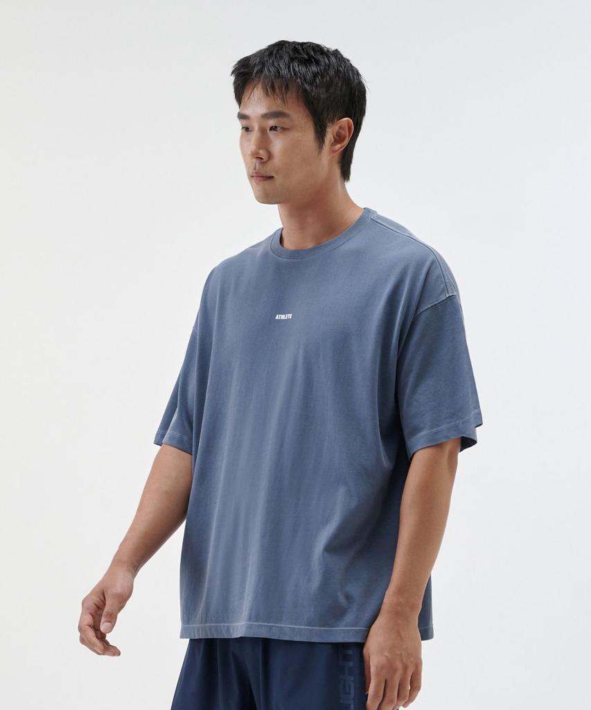 LIMELIGHT APPAREL Limelight Back Logo Cooling Oversized T-Shirt (Blue/White)