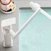 Multifunction Bathroom Faucet Square Sink Faucet Hot Cold Water Mixer Crane Deck Mounted 1080° Universal Water Taps
