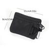 Mini Coin Purse Key Holder, Casual Style Nylon Zipper Sport Storage Pocket, Polyester Material, Small Hang Tag Card Holder