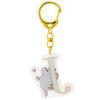[Tsujicel] Initial J Character Bear School Key Chain, Yellow, Girls, Body Size (W X
