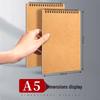 Compact Thickened Hardcover Spiral Sketchbook for Art & Primary Students, 32k Quick Sketch Drawing Book.