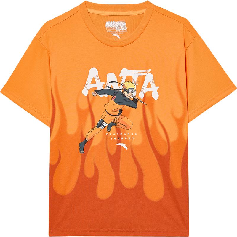 

ANTA Kids Наруто Футболка с коротким рукавом для мальчиков, быстросохнущая 165